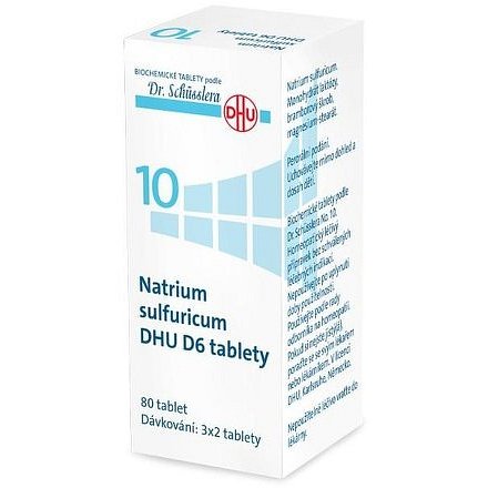 No.10 Natrium sulfuricum DHU 80 tablet D5-D30