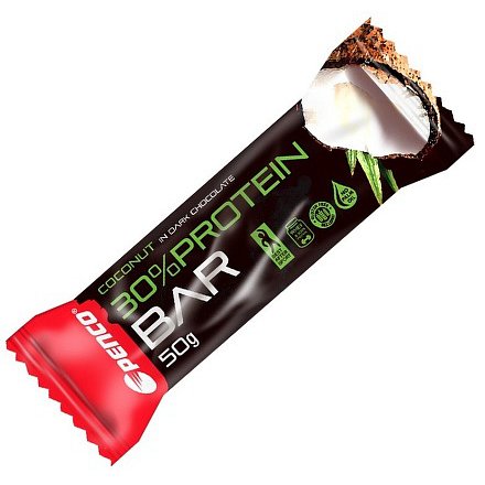 PENCO Proteinová tyčinka  PROTEIN BAR 50g  Kokos v pravé čokoládě
