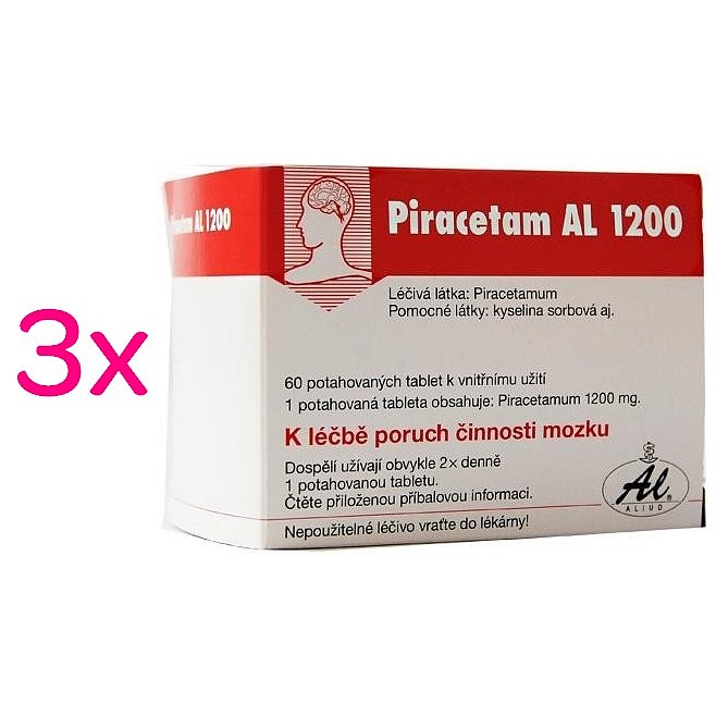 Piracetam AL 1200 perorální tablety film 3 x 60