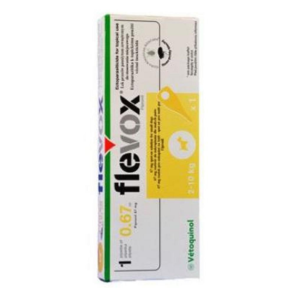VÉTOQUINOL FLEVOX Spot-On Dog S 67 mg roztok 1x0,67 ml