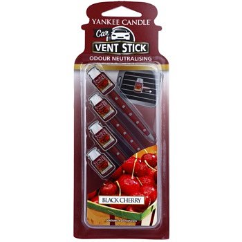 Yankee Candle Black Cherry vůně do auta 4 ks