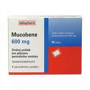 Mucobene 600 mg 10 sáčků