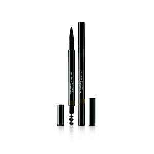 Shiseido Makeup Brow InkTrio tužka a pudr na obočí s aplikátorem odstín 04 Ebony 0,06 g