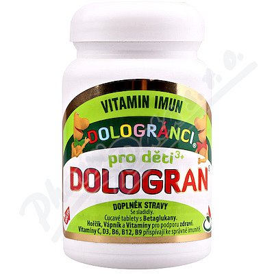 DOLOGRAN pro děti DOLOGRÁNCI Vitamin Imun tbl.60