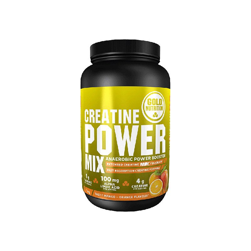 GoldNutrition Creatine Power Mix pomeranč/mango 1000g