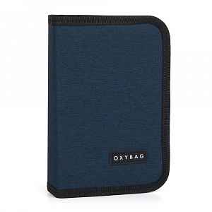 Oxybag UNICOLOR - jednopatrový penál Blue, 2 chlopně