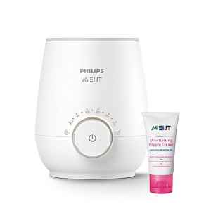 Philips AVENT Ohřívač lahví a dětské stravy Premium SCF358/00 + Krém na bradavky 30 ml