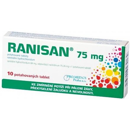 Ranisan 75 mg tablety potažené 10 x 75 mg