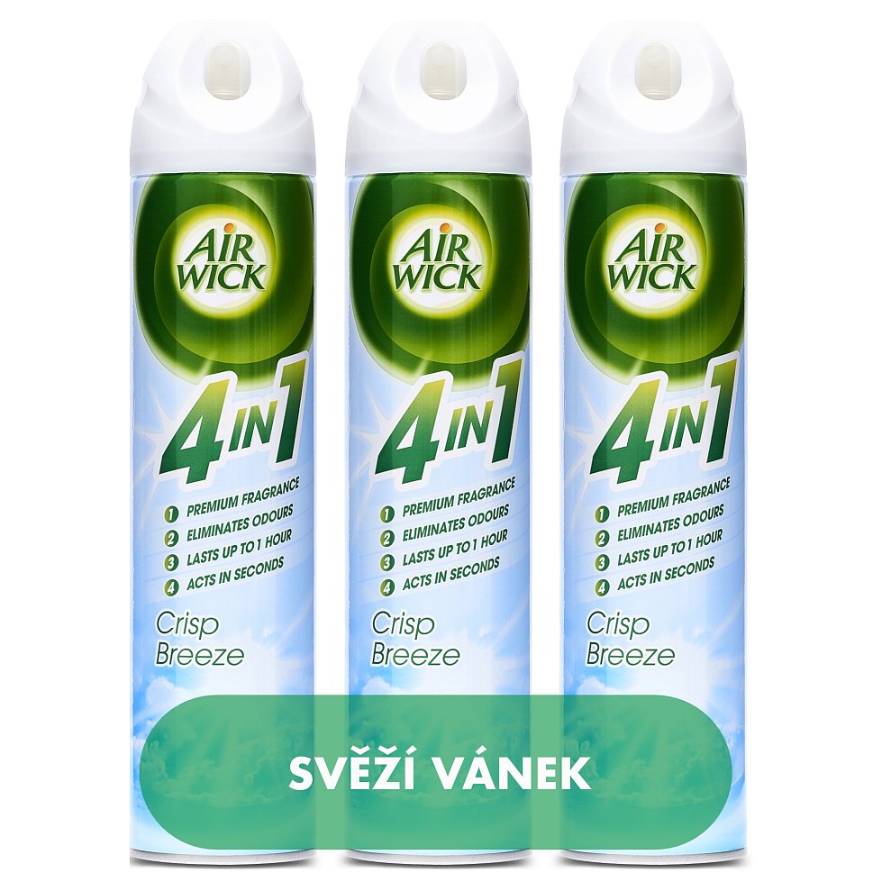 Airwick Spray 4in1 Svěží vánek 240ml 2+1
