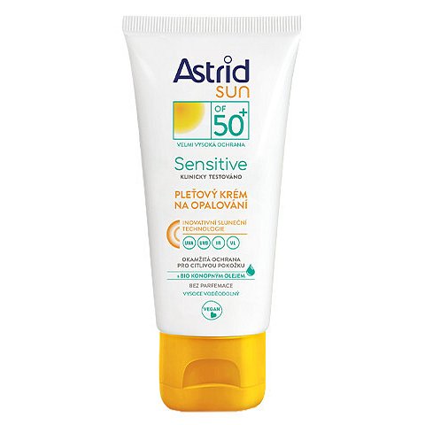 Astrid Krém na opalování pro citlivou pleť OF 50+  50 ml