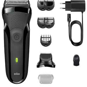 Braun Series 3 300 elektrický holicí strojek Black 1 ks