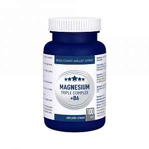 Clinical Magnesium Triple Complex + B6 100 kapslí