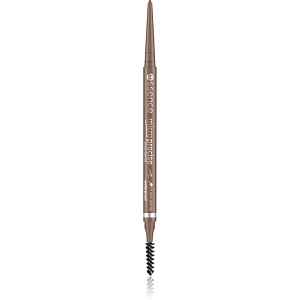 essence Micro Precise voděodolná tužka na obočí s kartáčkem odstín 02 Taupe 0.05 g