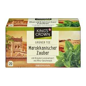 King's Crown Směs zeleného čaje s mátou 30 g