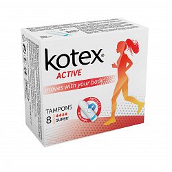 Kotex Active Super tampony 8 ks