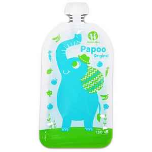Petite&Mars Papoo kapsička na jídlo Elephant 6x150 ml