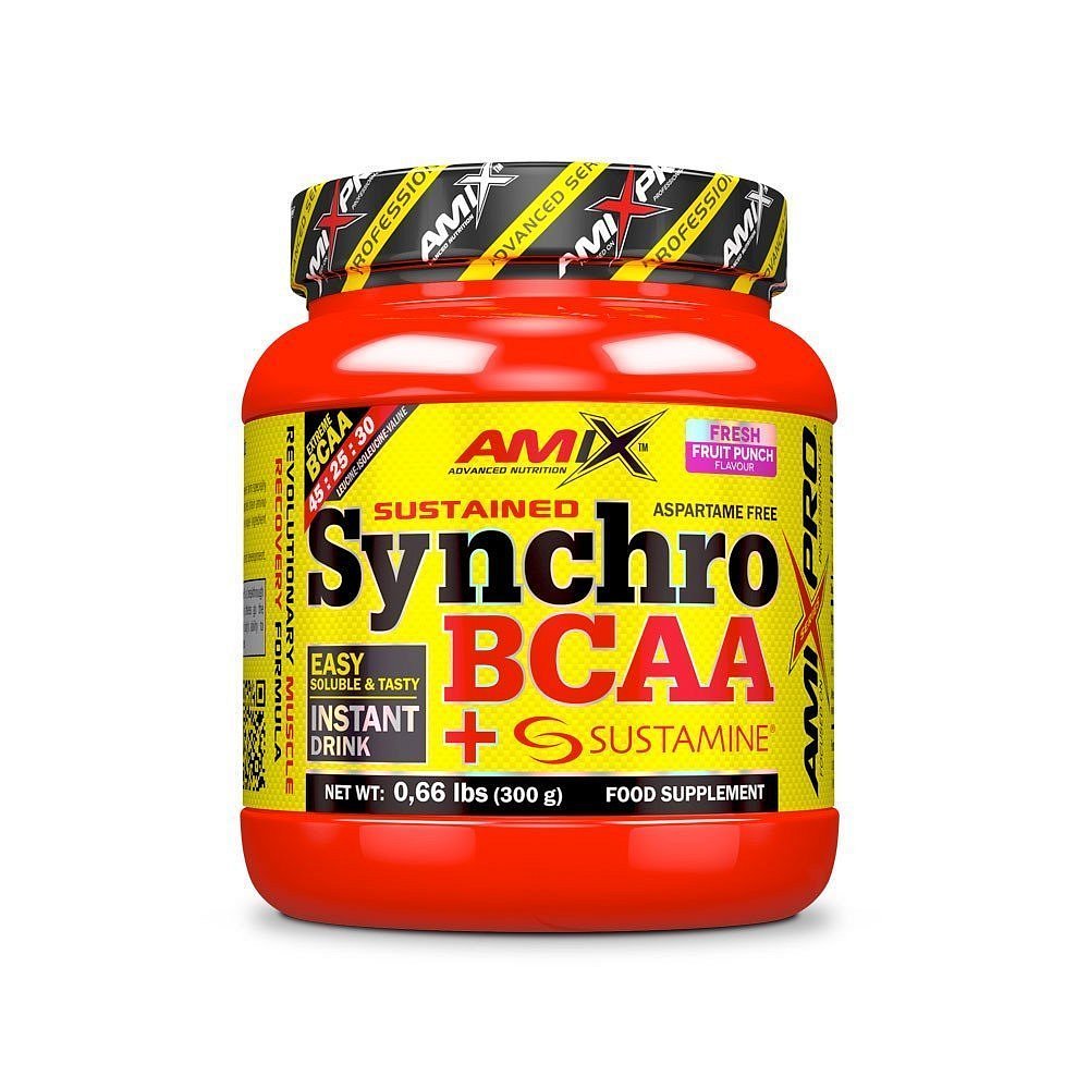 Synchro BCAA + Sustamine Drink Fruit Punch 300g
