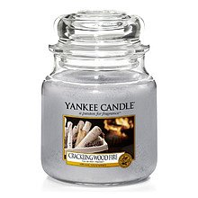 Yankee Candle Crackling Wood Fire Candle ( praskající dřevo v ohni ) - Vonná svíčka 623.0 g