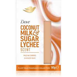 Dove Milk & Sugar Lychee čisticí tuhé mýdlo 141 g