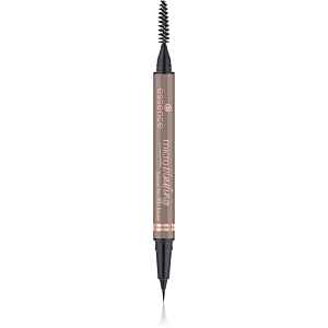 essence Microblading tužka na obočí se štětečkem odstín Light Brown 0.6 ml