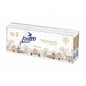 Linteo Den&Noc Papírové kapesníky 3vrstvé 10x10 ks