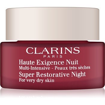Clarins Super Restorative noční krém proti projevům stárnutí pleti pro velmi suchou pleť  50 ml