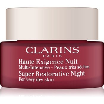 Clarins Super Restorative noční krém proti projevům stárnutí pleti pro velmi suchou pleť  50 ml