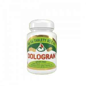 DOLOGRAN tablety Mg Ca D3 C K2 tb.60 (90g)