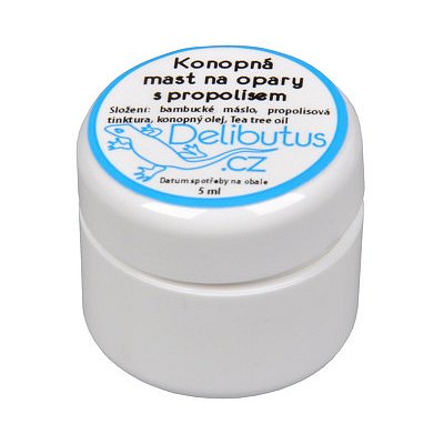 Konopná mast na opary s propolisem 4 ml
