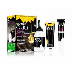 Garnier Olia 4.0 Tmavě hnědá permanentní barva na vlasy