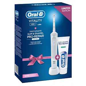 Braun Oral-B Vitality 100 Sensi UltraThin + zubní pasta - 100 dní záruka vrácení peněz