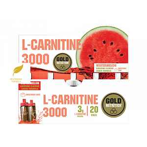 GoldNutrition L-Carnitine 3000mg vodní meloun 20 ampulí