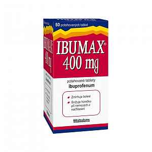 Ibumax 400mg potahované tablety 50