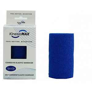 KinesioMAX Cohesive elast.samofix.10cmx4.5m modré