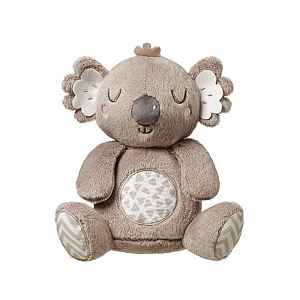 Babyono Plyšová hračka s chrastítkem Koala Coco, šedá