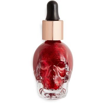Makeup Revolution Skull tekutý rozjasňovač s kapátkem odstín Blood Of My Enemies 13 ml