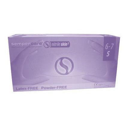 Rukavice vyš. Sempercare Nitril Skin2 S/200ks b.p.