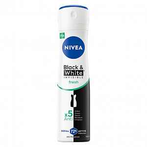 NIVEA Invisible for B&W Fresh Sprej antiperspirant 150 ml