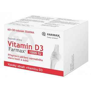 Vitamin D3 tob.60+30 ZDARMA