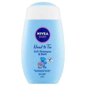 NIVEA Baby šamp.a pěna do koupele 2v1 200ml 80552