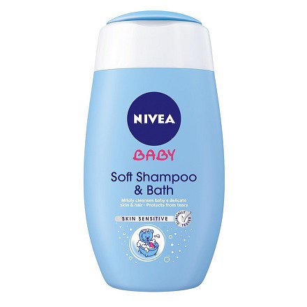 NIVEA Baby šamp.a pěna do koupele 2v1 200ml 80552