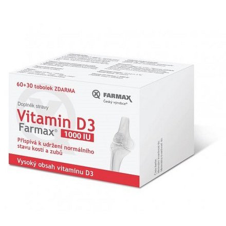 Vitamin D3 tob.60+30 ZDARMA