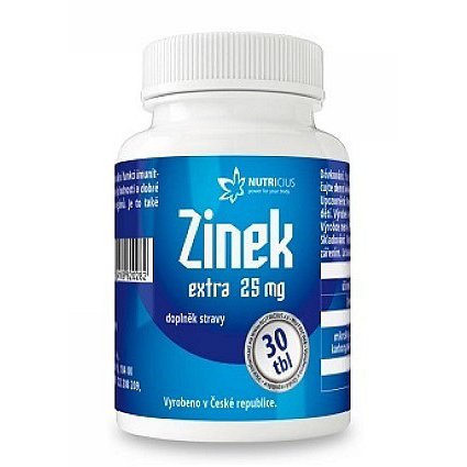 Zinek EXTRA 25mg tbl.30