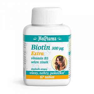 Medpharma Biotin 300mcg Extra Tbl.67