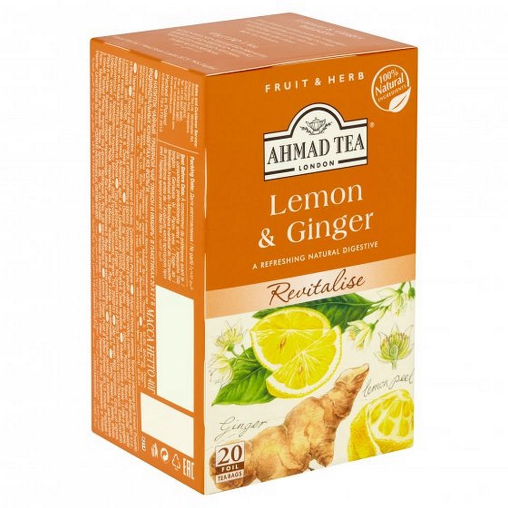 AHMAD TEA Citron & Zázvor 20 sáčků