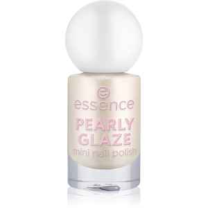 essence PEARLY GLAZE třpytivý lak na nehty mini odstín 16 5 ml