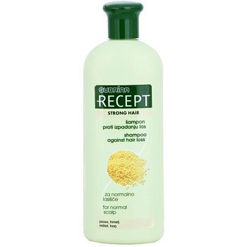 Subrina Professional Recept Strong Hair šampon proti vypadávání vlasů Millet & Hop 400 ml