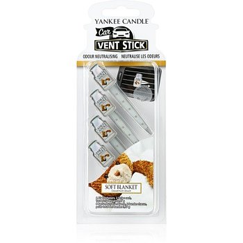 Yankee Candle Soft Blanket vůně do auta 4 ks