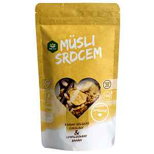 Müsli srdcem Čoko Trio & banán 250 g