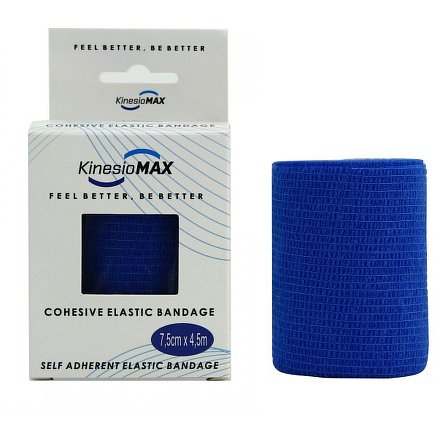 KinesioMAX Cohesive elast.samofix.7.5cmx4.5m modré